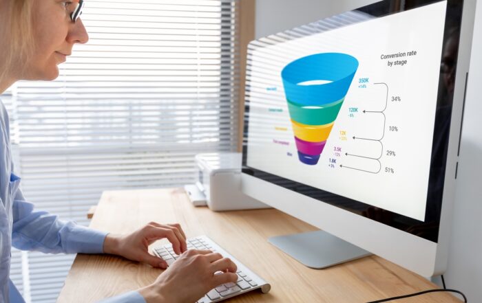 embudo de conversión en Google Analytics